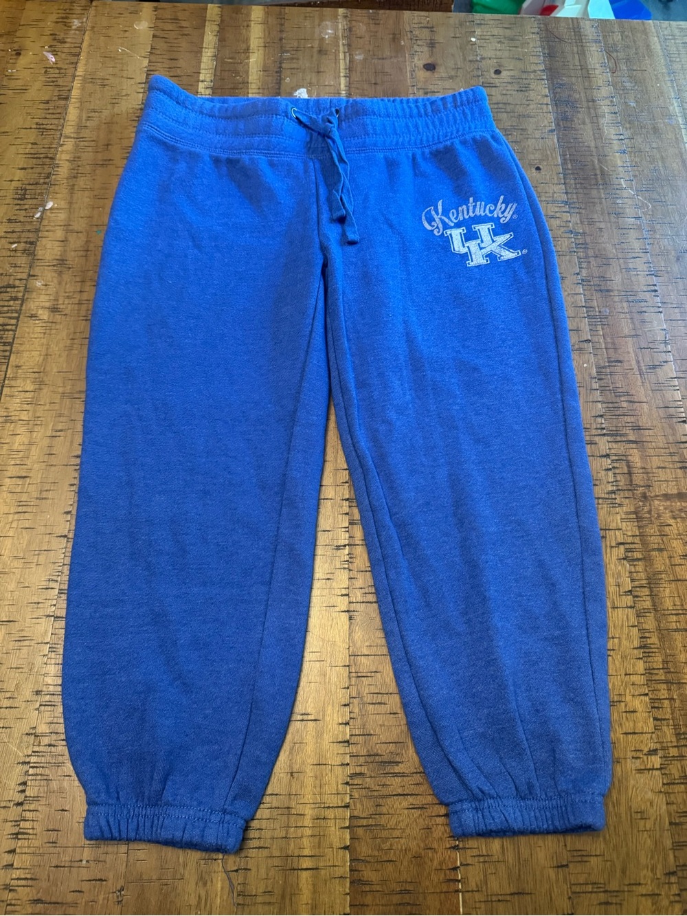 Colosseum Royal Blue Kentucky UK cropped Sweatpants